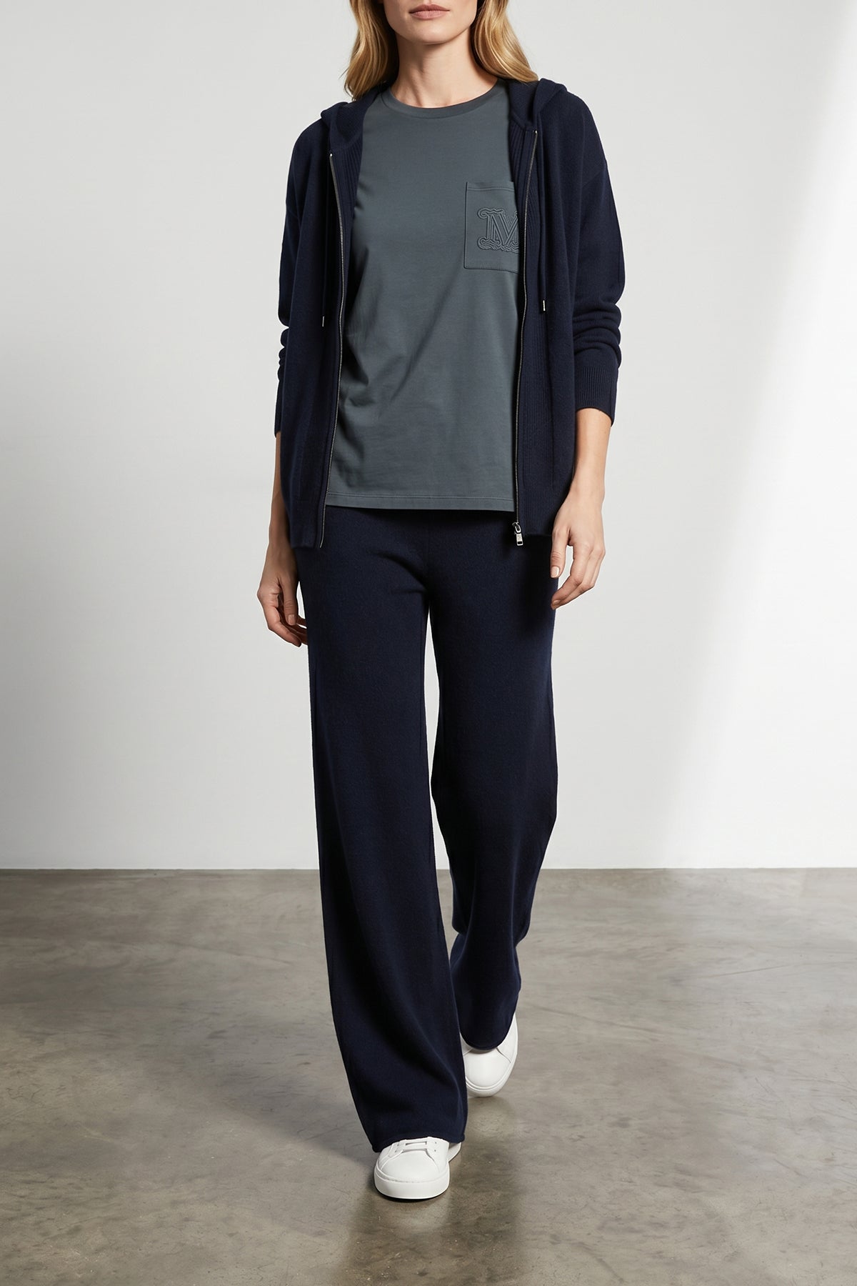 maxppiega pure cashmere knit pants