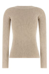 mxmgioiosa ribbed wool and cashmere yarn sweater