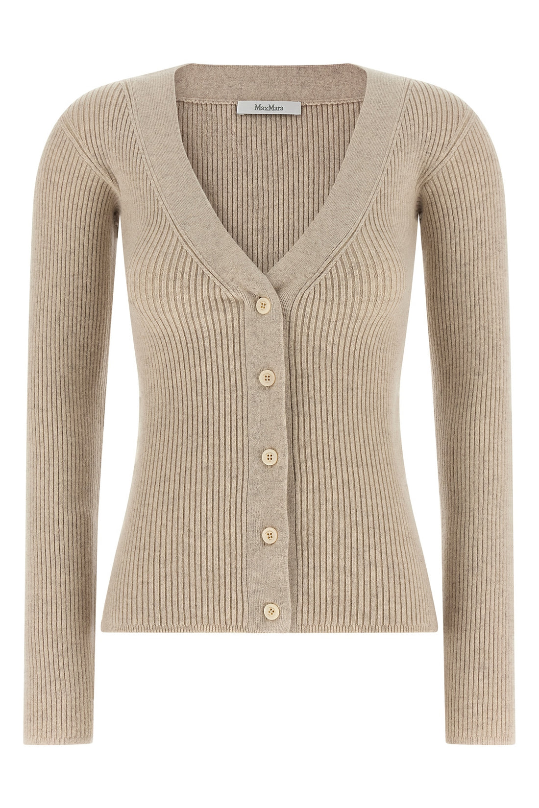 MAX MARA L mxmgioiosa ribbed wool and cashmere yarn sweater