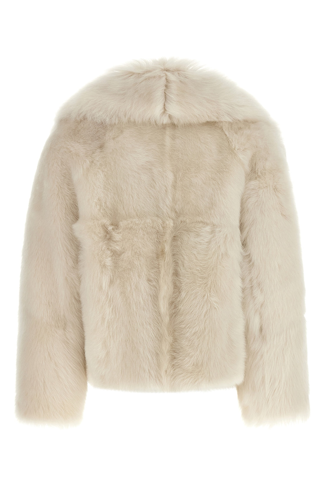 BLANCHA 38 blancha butter-colored toscana shearling jacket redefines the codes of winter