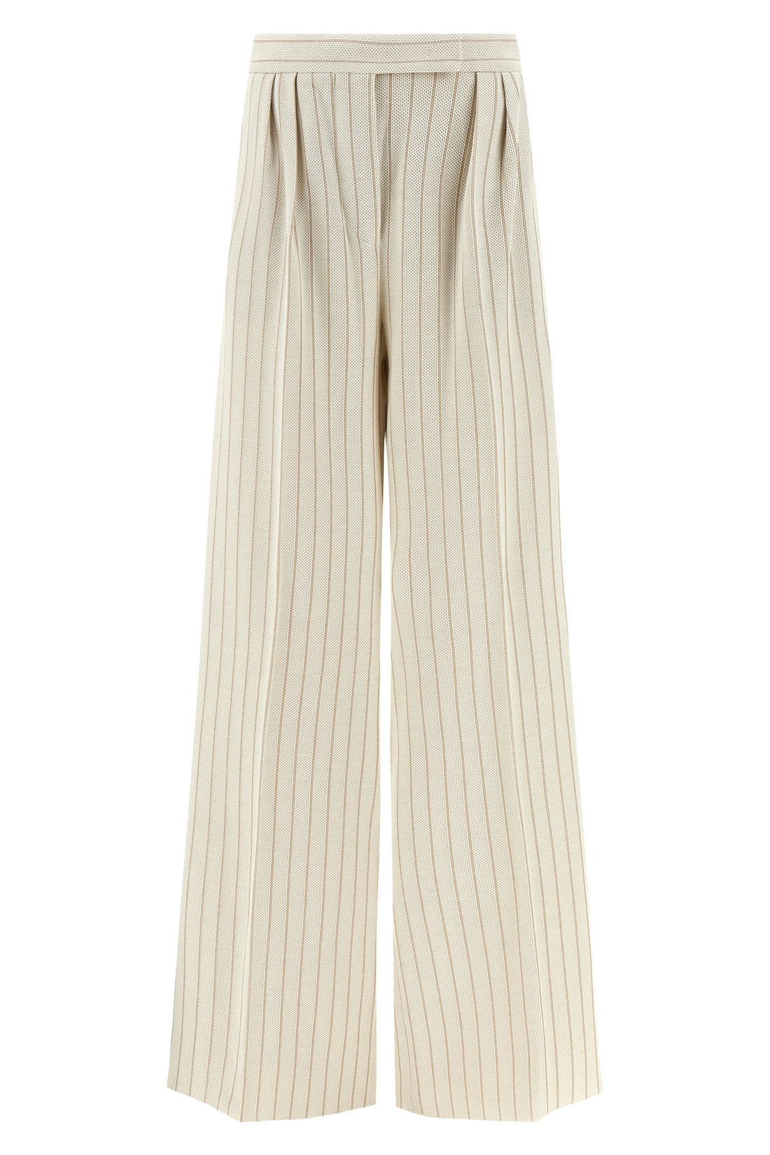 MAX MARA 40 mens mxmosso pinstripe piqué cotton jersey pants