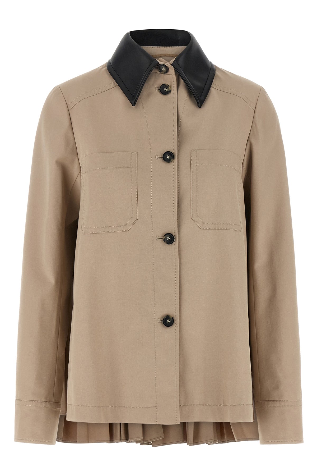 spxsuperbo waterproof technical cotton gabardine overshirt