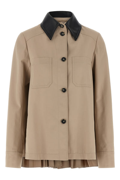 spxsuperbo waterproof technical cotton gabardine overshirt
