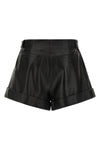 spxvasaio leather shorts
