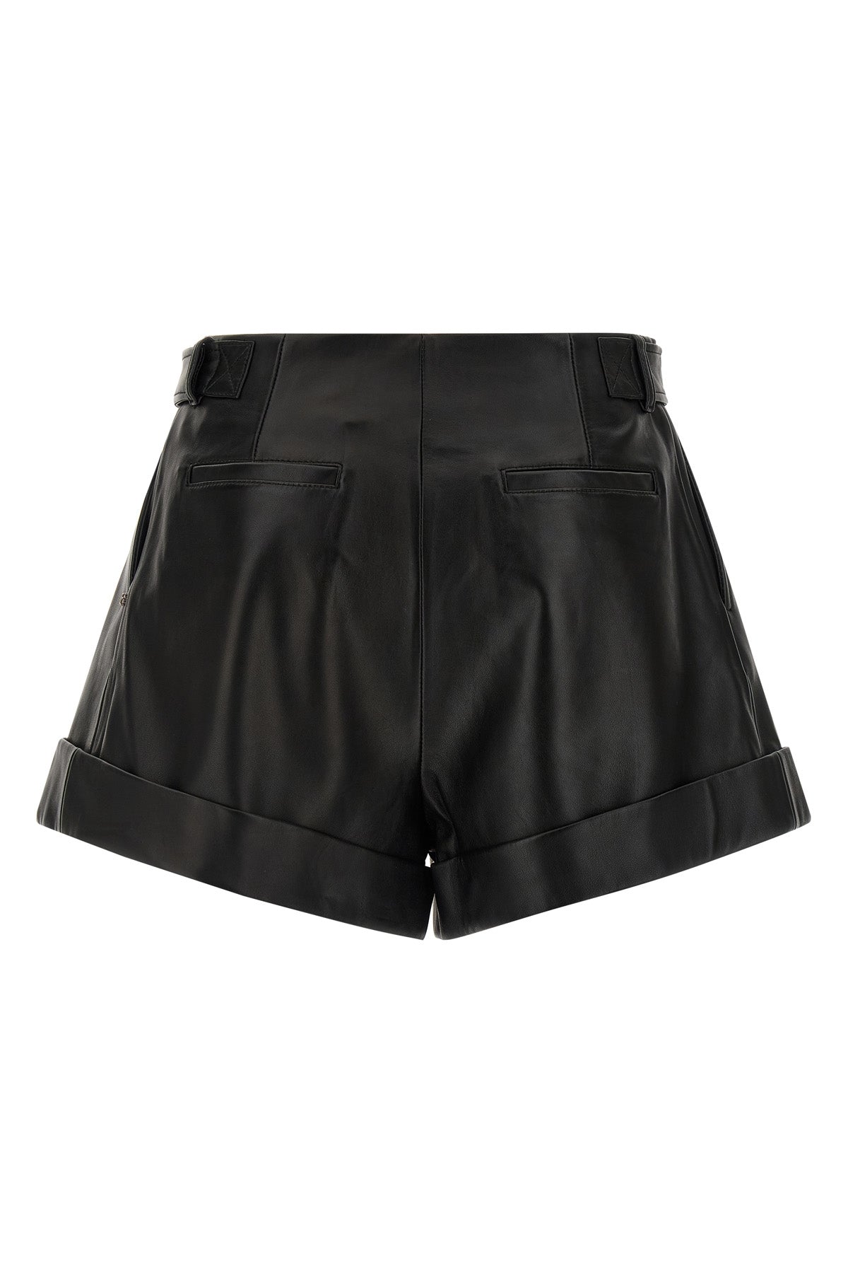 spxvasaio leather shorts