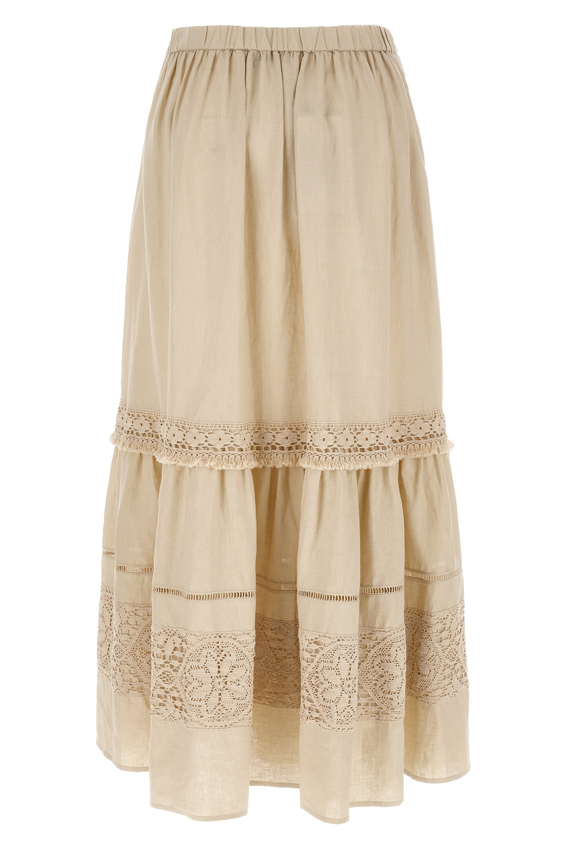 WEEKEND MAX MARA 36 wkipallore long linen skirt