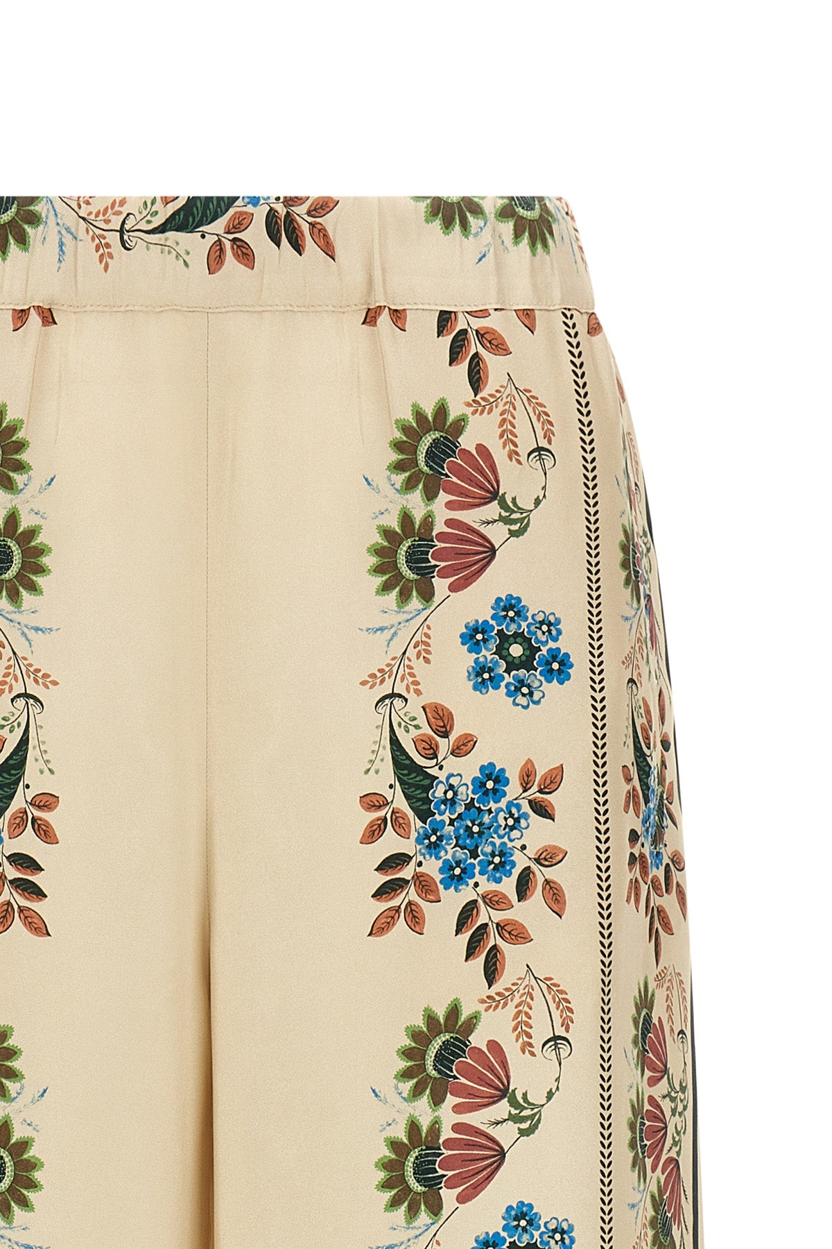 wkdsnack pants in pure patterned silk twill