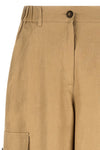 wikfinale cargo pants in linen