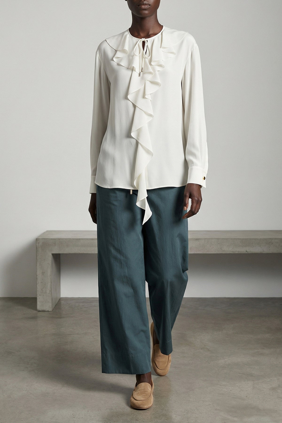mstepica pure silk crêpe de chine blouse