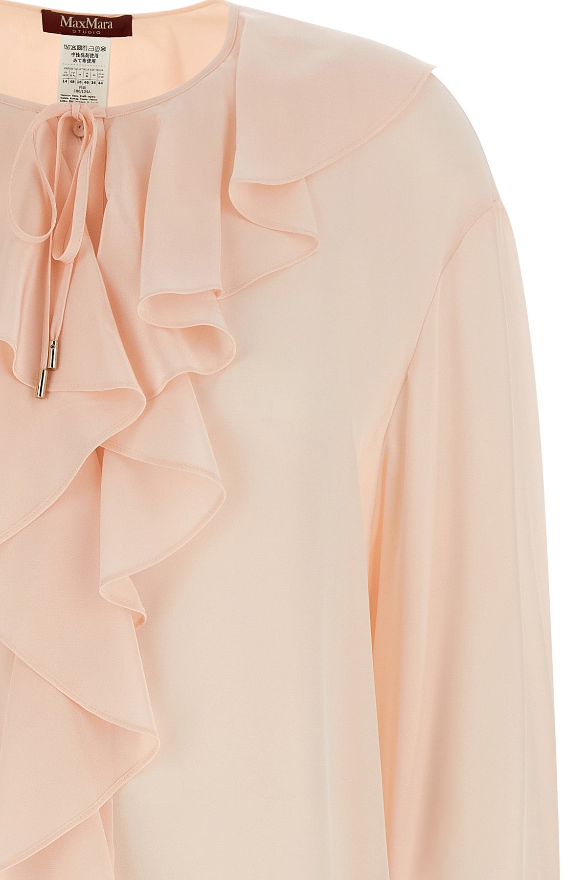 mstepica pure silk crêpe de chine blouse