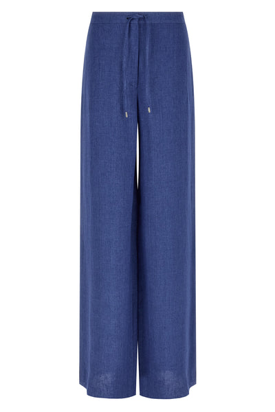 mstpelota trousers in pure linen délavé batavia