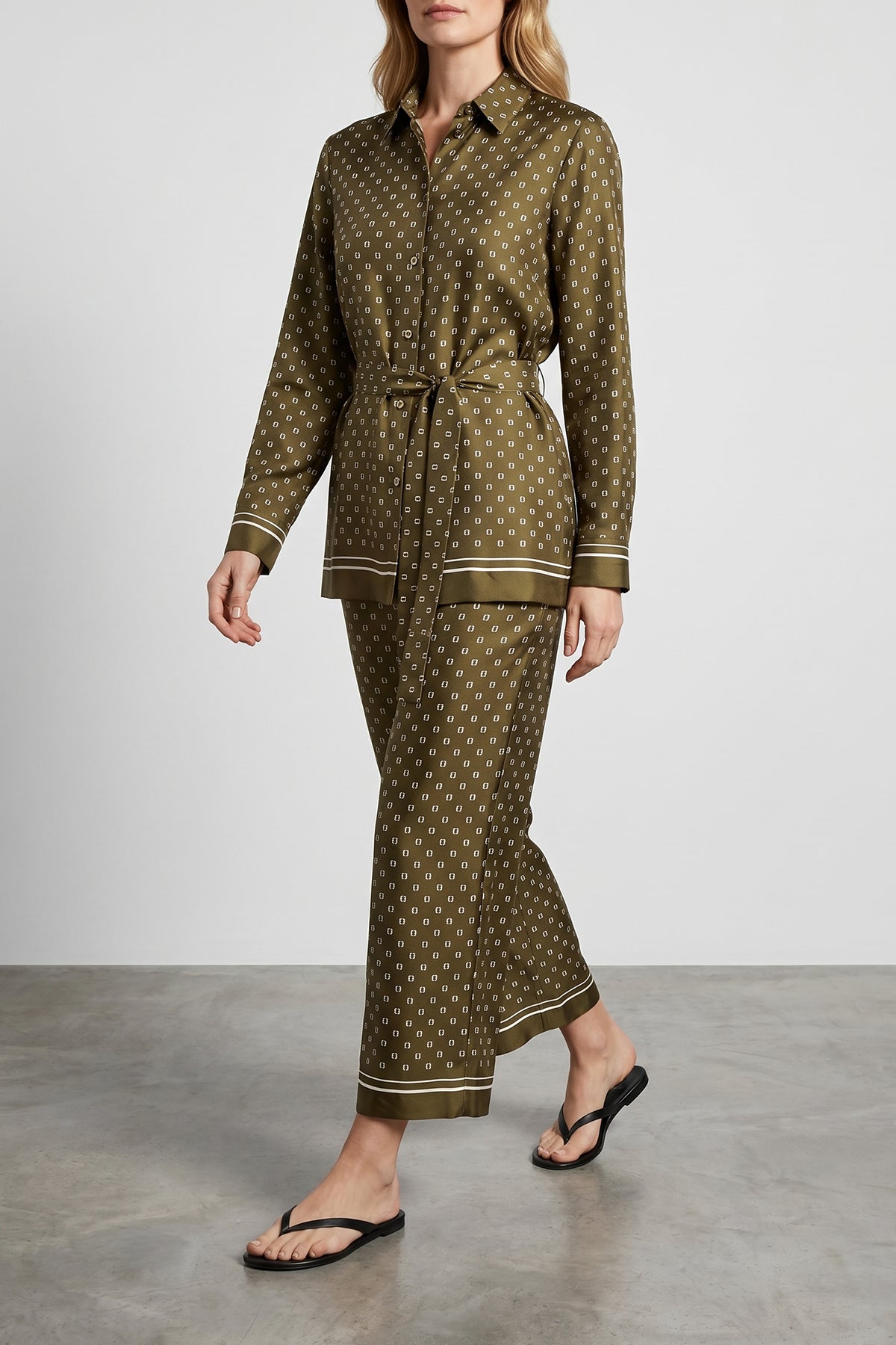 msttenuta pure silk twill shirt