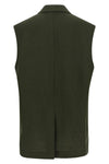 mstaia waistcoat in pure linen délavé batavia