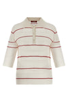 mstgallo polo shirt in silk and wool blend