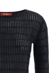 mstpedone flat ribbed wool and silk yarn sweater