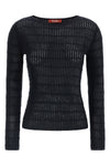 mstpedone flat ribbed wool and silk yarn sweater