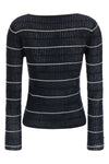 mstpedone flat ribbed wool and silk yarn sweater