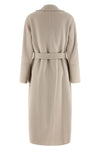 long smmelisa coat in double drap of pure wool sewn by hand