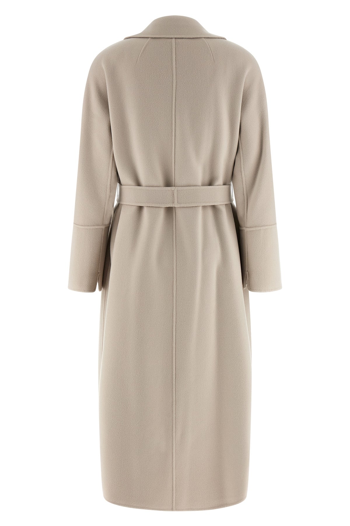long smmelisa coat in double drap of pure wool sewn by hand