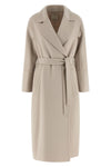 long smmelisa coat in double drap of pure wool sewn by hand