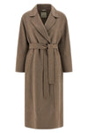 long smmelisa coat in double drap of pure wool sewn by hand