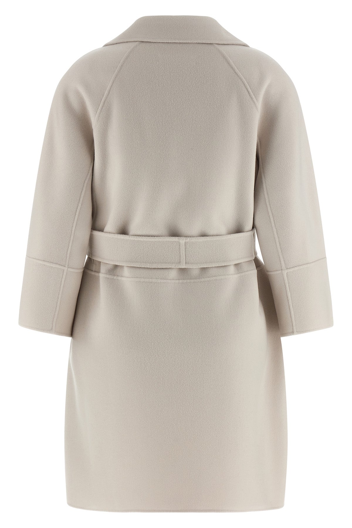 arona coat in double drap of pure wool sewn by hand