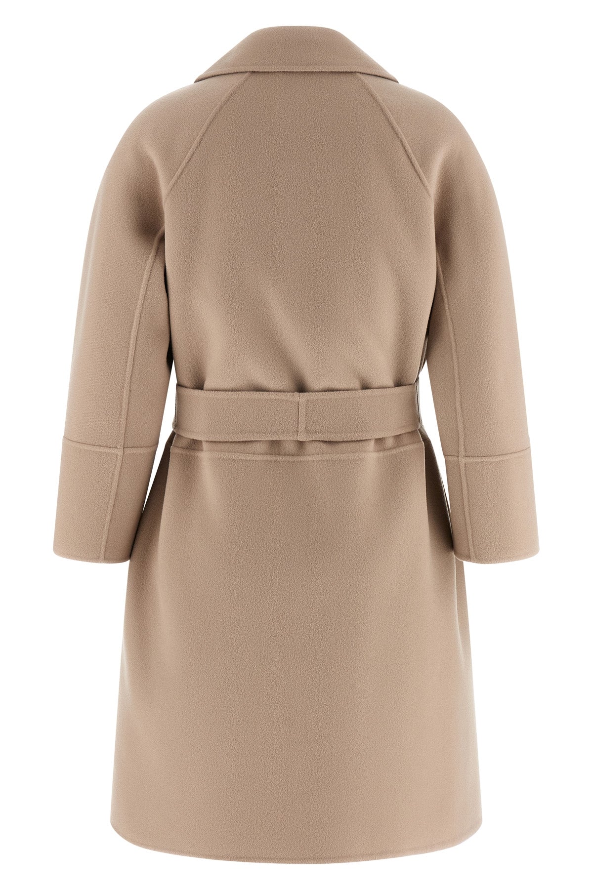 arona coat in double drap of pure wool sewn by hand