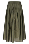 long smmeffetto skirt in silk blend organza