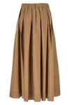 smmpineta long skirt in pure cotton poplin