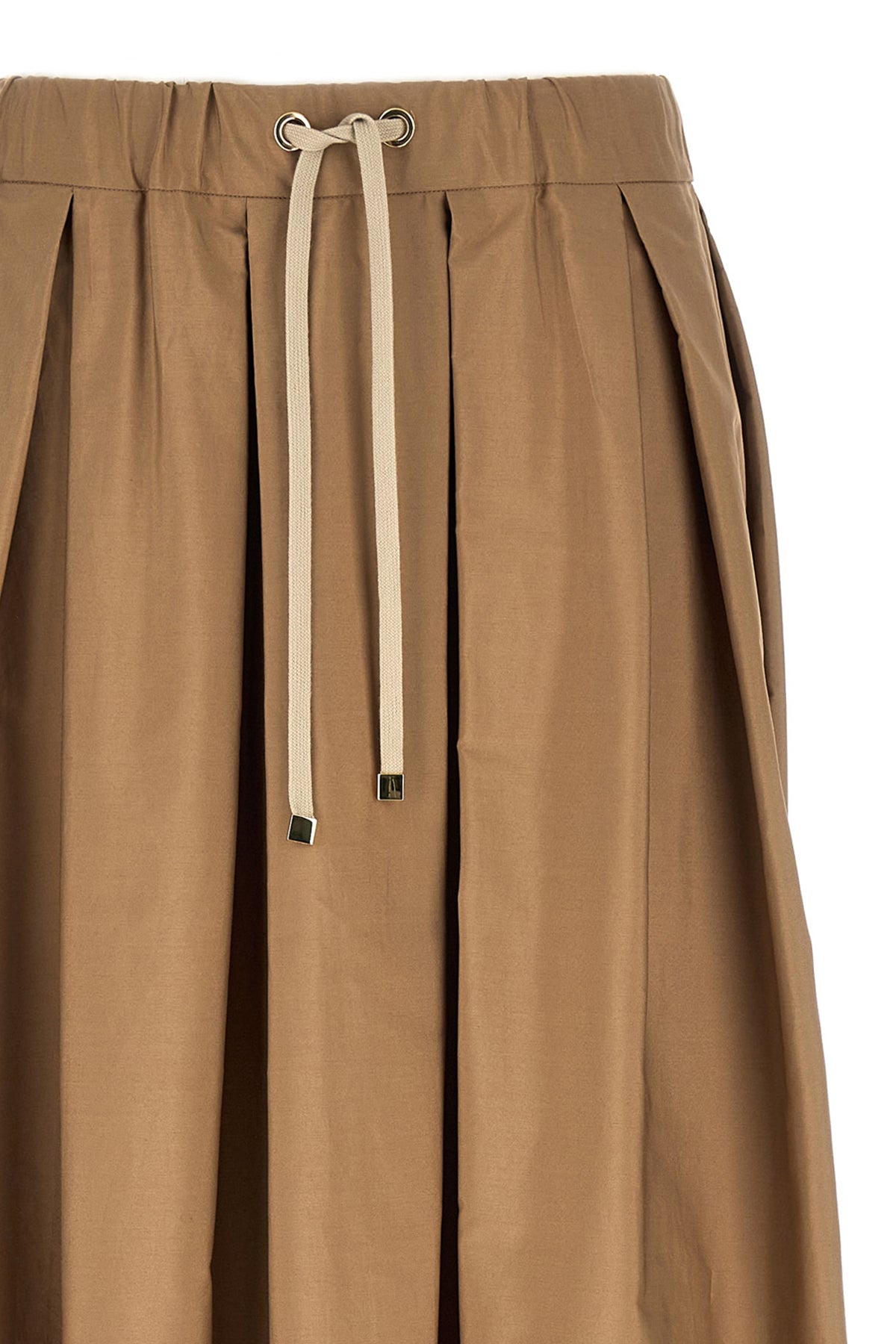 smmpineta long skirt in pure cotton poplin