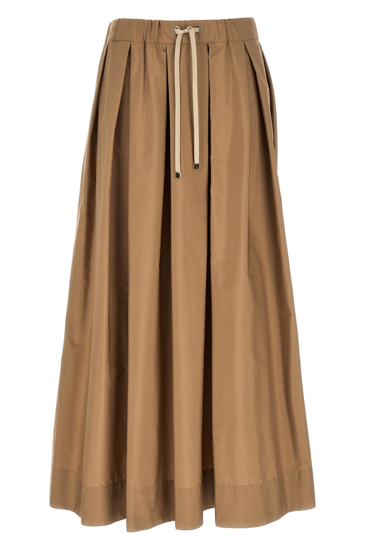 smmpineta long skirt in pure cotton poplin