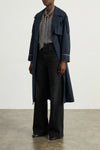 smmvittoria shirt in pure patterned silk twill
