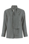 smmvittoria shirt in pure patterned silk twill
