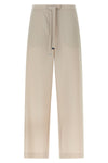 smmargenta pure wool crêpe gabardine joggers
