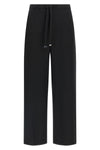 smmargenta pure wool crêpe gabardine joggers
