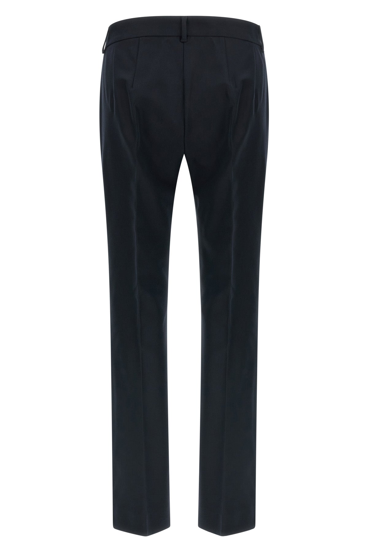 smmfatina trousers in double cotton and stretch viscose