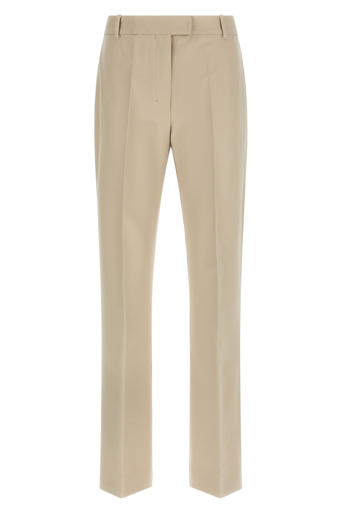 smmfatina trousers in double cotton and stretch viscose