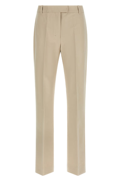 smmfatina trousers in double cotton and stretch viscose