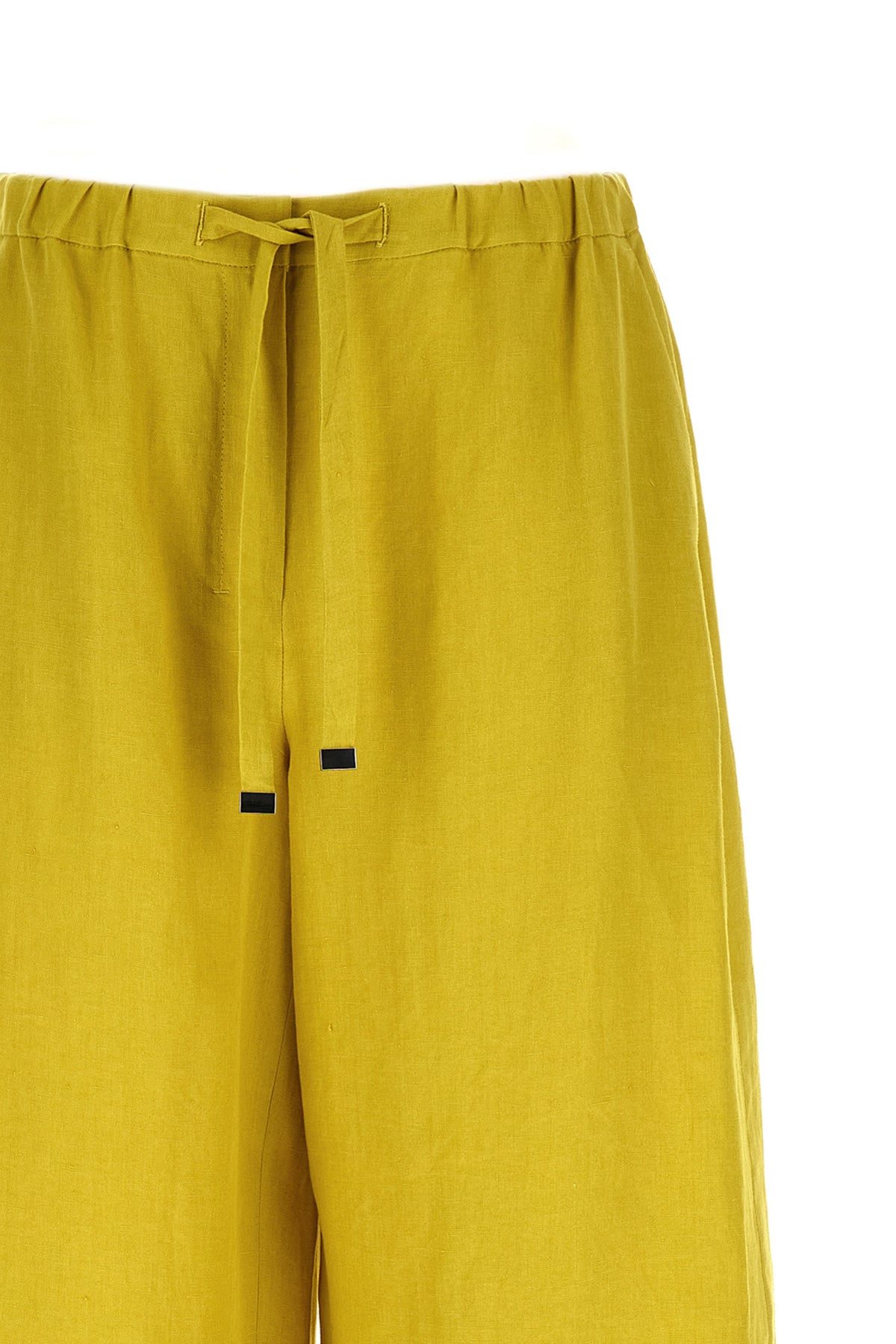 smmaurora trousers in pure linen canvas