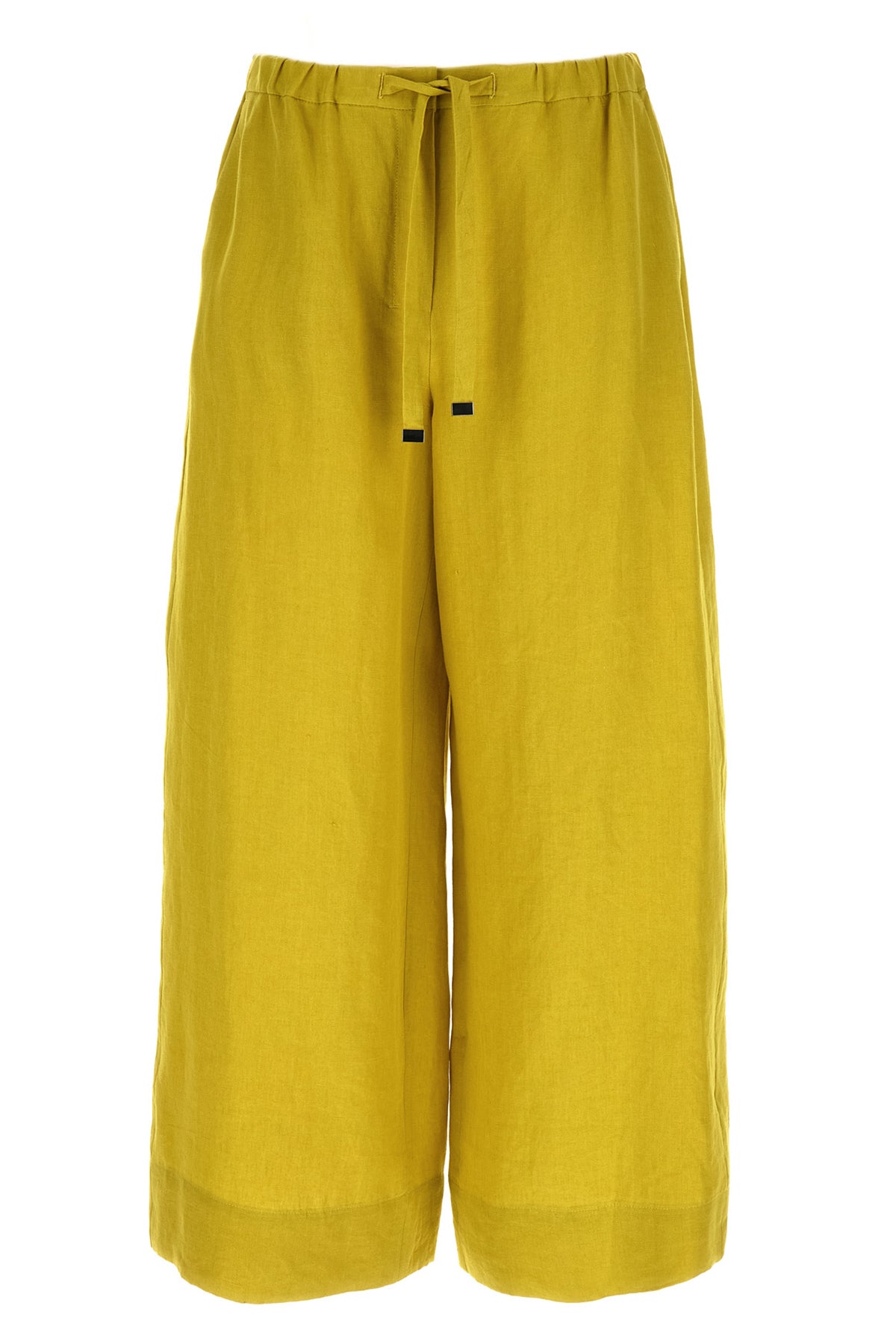 smmaurora trousers in pure linen canvas