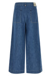 smmastice jeans in garment-treated cotton and linen denim