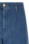 smmastice jeans in garment-treated cotton and linen denim