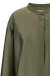 smmracconto silk blend organza shirt