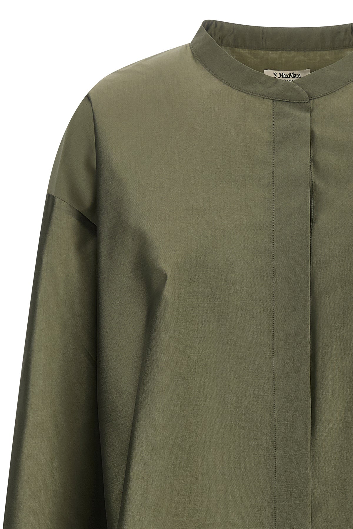 smmracconto silk blend organza shirt