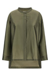 smmracconto silk blend organza shirt