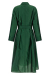 smmanna midi dress in washed silk blend organza