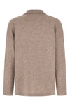 smmgatti cardigan in solid-knit wool and cashmere yarn