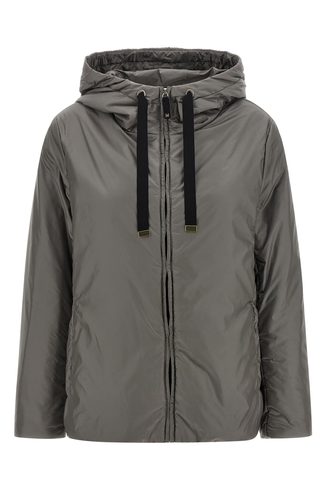 MAX MARA THE CUBE 40 greenh slightly padded cameluxe waterproof canvas jacket