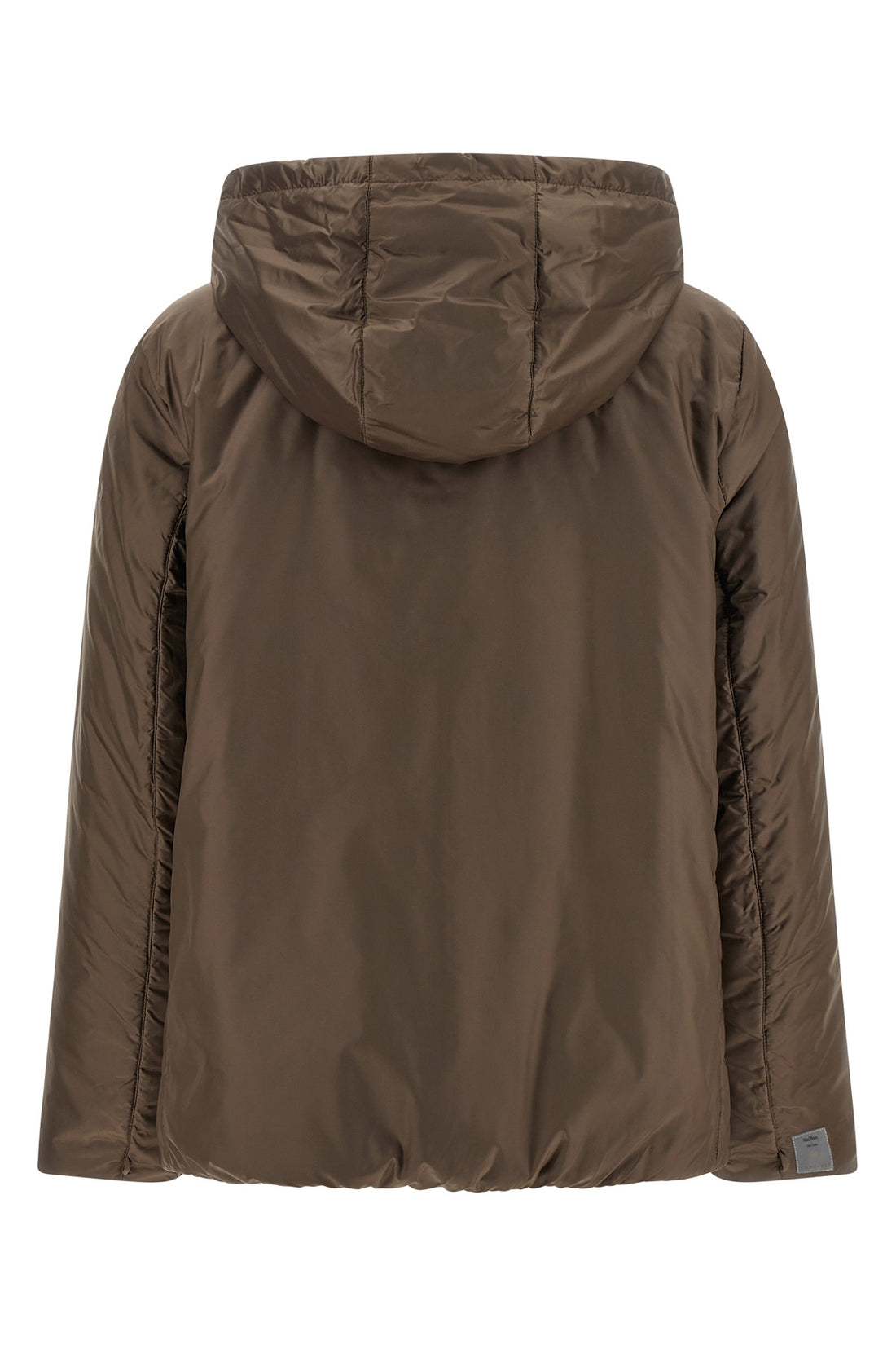 MAX MARA THE CUBE 40 greenh slightly padded cameluxe waterproof canvas jacket