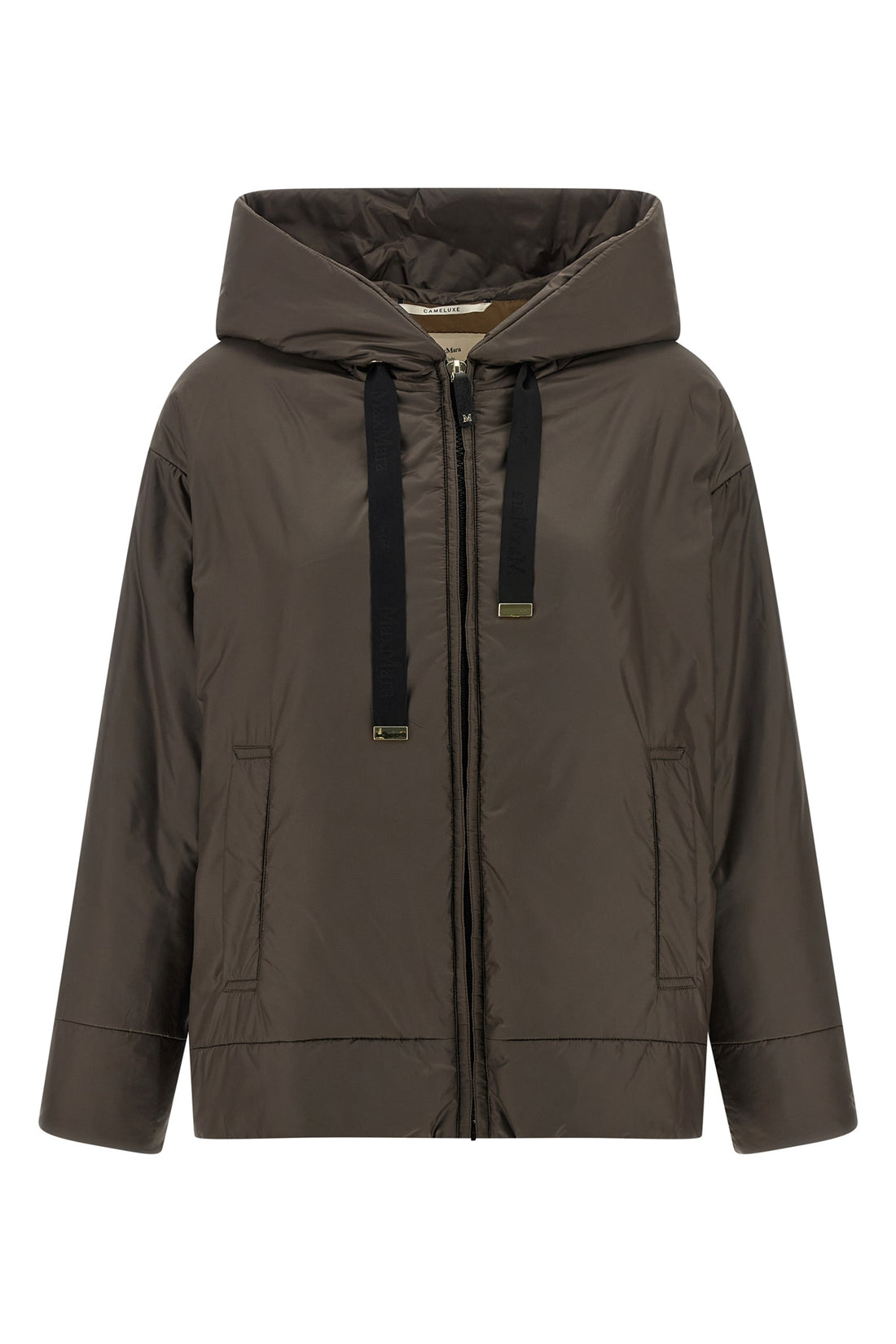 MAX MARA THE CUBE 38 mtcdaria slightly padded cameluxe waterproof canvas jacket